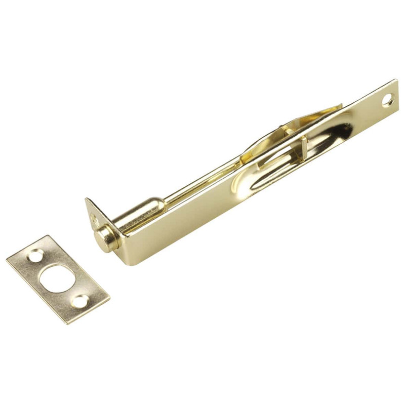 6" x 3/4" Flush Bolt Brass